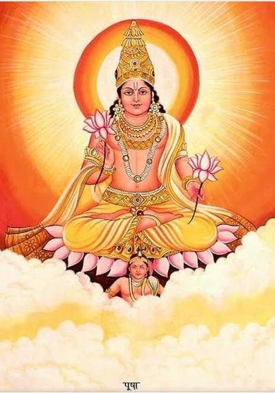 Solar Deity - Lord Pūṣā
भगवान पूषा

Source - http://www.harekrsna.de/surya/surya_pusha.jpg