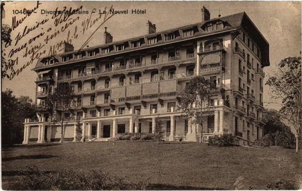 Divonne-les-Bains Nouvel Hotel à #DivonnelesBains (#Ain)  #CartePostaleAncienne 👉 https://cartorum.fr/carte-postale/828120/divonne-les-bains-divonne-les-bains-nouvel-hotel