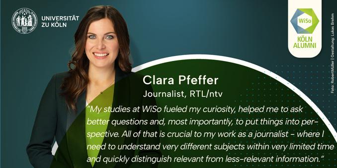 Portrait of Clara Pfeffer, Journalist at RTL/ntv