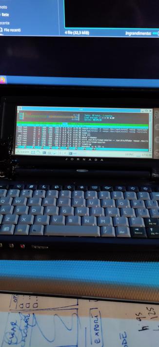 My Jornada 680 running jlime linux
