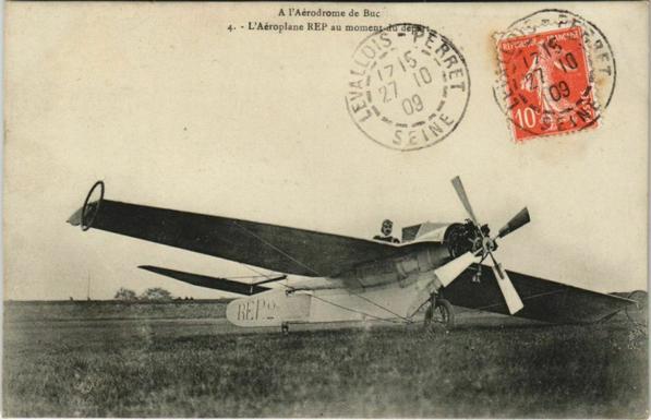 Aérodrome de Buc Aéroplace Rep à #Buc (#Yvelines)  #CartePostaleAncienne 👉 https://cartorum.fr/carte-postale/447258/buc-aerodrome-de-buc-aeroplace-rep