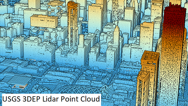 graphic - example - USGS 3DEP LiDAR point cloud