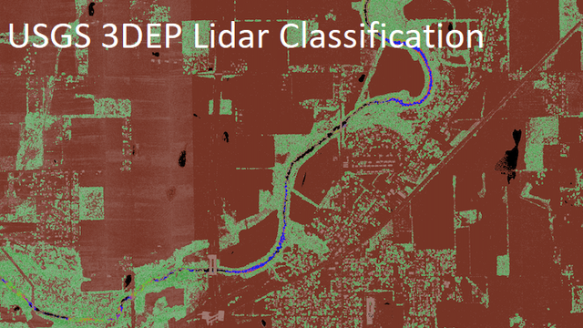graphic - example - USGS 3DEP LiDAR classification