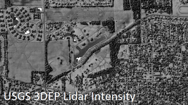 graphic - example - USGS 3DEP LiDAR intensity