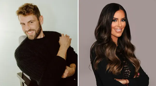 Nick Viall (L) & Patti Stanger (R)