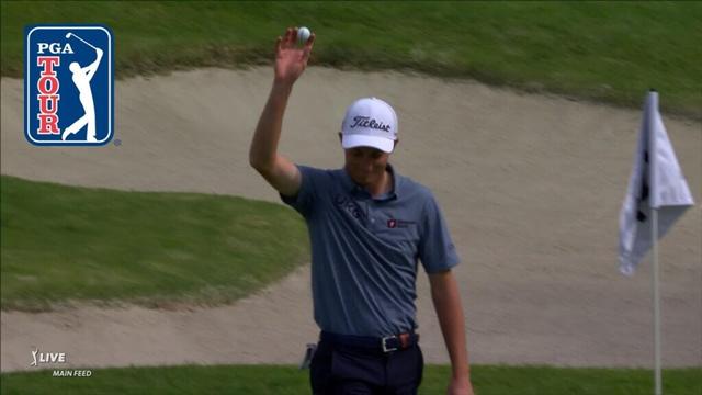 Zalatoris makes HOLE-IN-ONE and wins car at Genesis