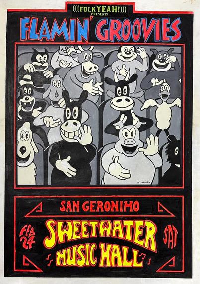 — Flamin Groovies Rock Poster For Feb 24 2024 —