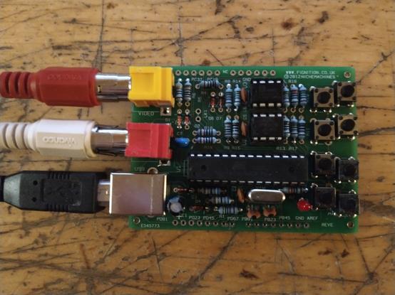 Photo of a FIGnition Fuze educational DIY computer, programmable in Forth