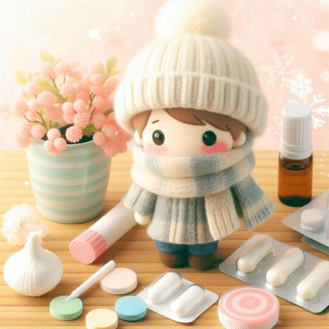 «Create by BingImageCreator»
(Image of  late February), but it seems like the cold is coming back this week. Please take care of your throat and skin and don’t forget to moisturize. Don’t forget to put throat lozenges and lip balm in your pocket