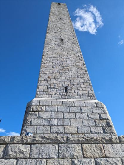 The Monument at High point, photographed up from the ground level.
