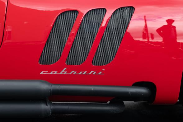 Side view of Cobra with “Cobrari” logo