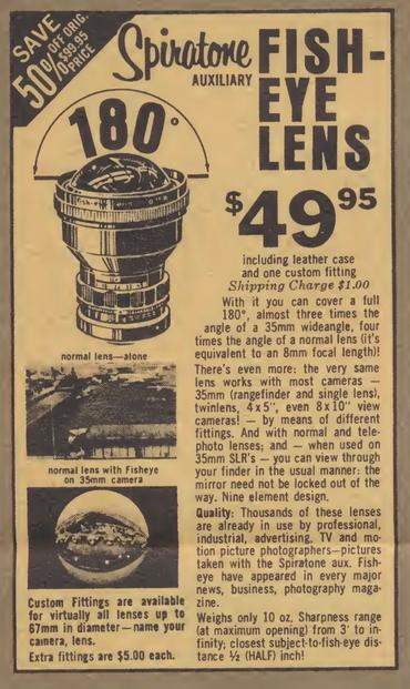 Picture of the lens and description. $49.96 including leather case and one custom fitting