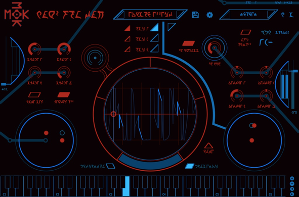 Waverazor plugin UI.