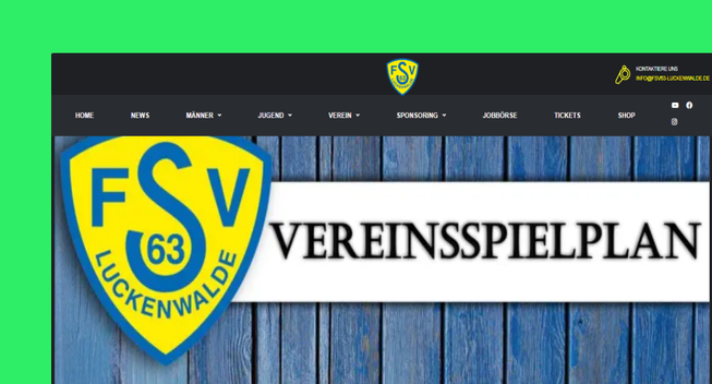 Sie erzählen vom ERFOLG ?

Logo Website FSV Luckenwalde
Abruf 022024