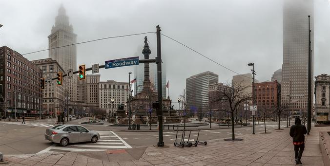 Public Square Panorama
Cleveland OH
-January 27, 2024