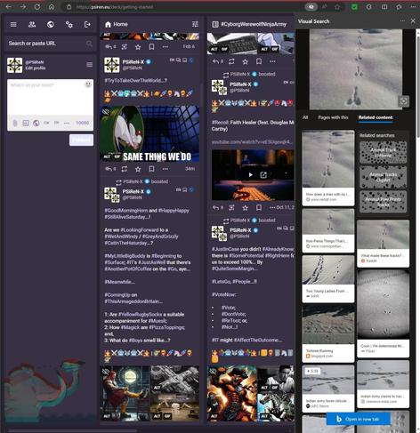 #PSiReN.eu #AdvancedWebInterface v4.3.0-alpha.3+glitch with #VisualSearch