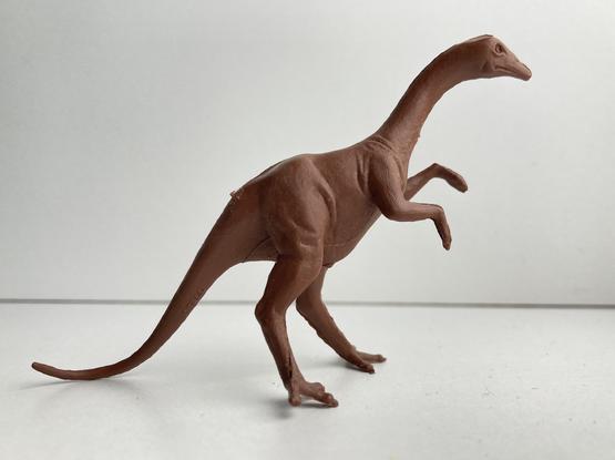 Struthiomimus dinosaur toy by Marx