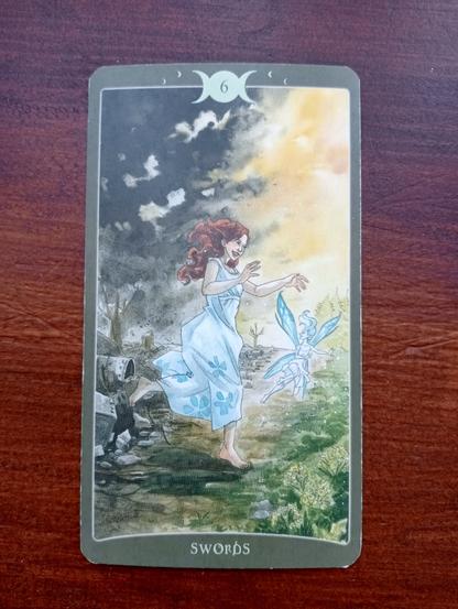 Tarot card 6 of Swords
