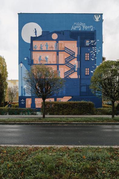 Artwork by Andrzej Poprostu in Toruń, Poland