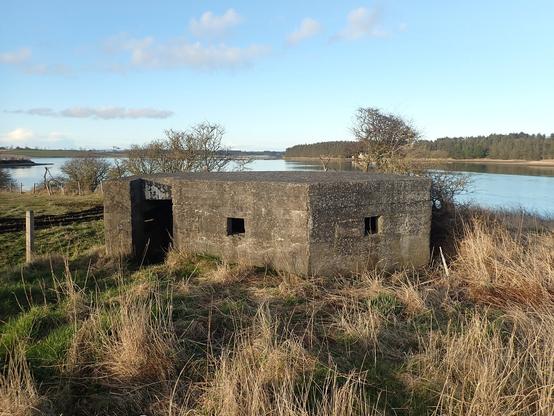 World War II pillbox still guarding the crossing over the River Ythan.
