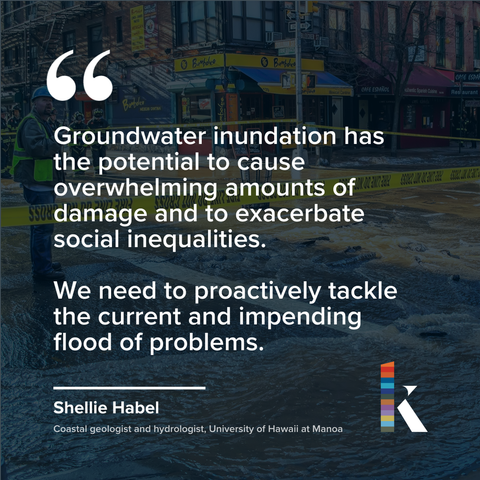 Groundwater inundation has the potential to cause overwhelming amounts of damage and to exacerbate social inequalities. We need to proactively tackle the current and impending flood of problems.