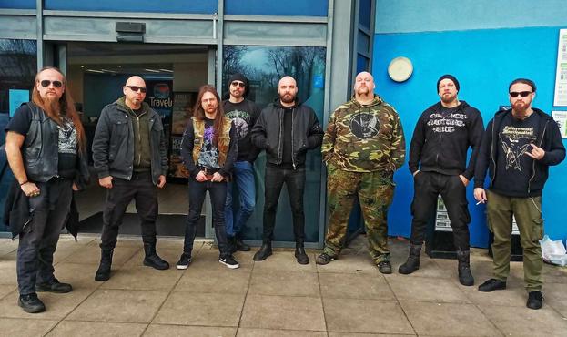 With members of Death Worship, Thorybos, and Bloody Vengeance.