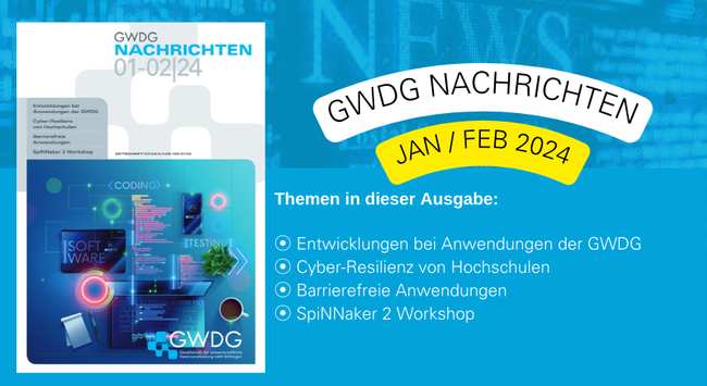 GWDG-Nachrichten Januar-Februar-Ausgabe-2024