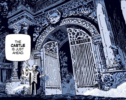 An image from my new comic book series, Tiny Dracula.
