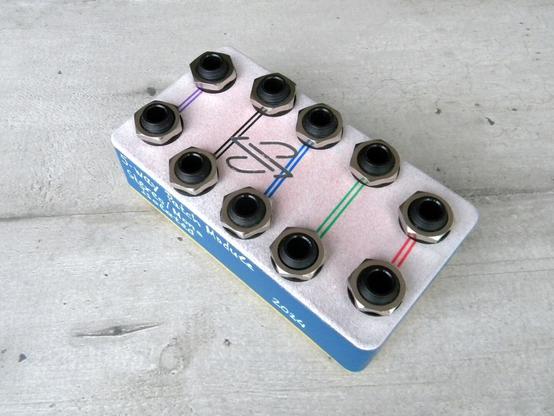5-way jack patch module for pedalboards