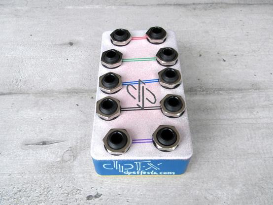5-way jack patch module for pedalboards
