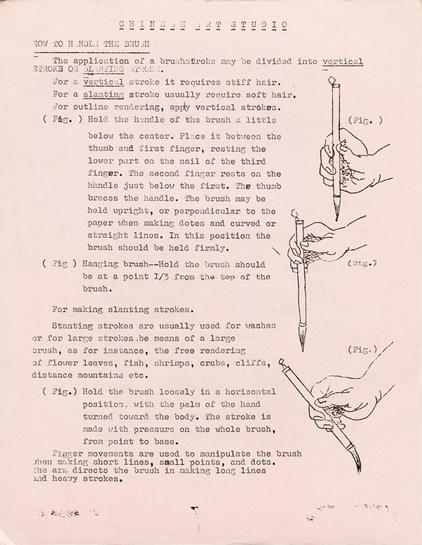 Notes to a Summer Session Course in Calligraphy
Photocopied calligraphic course notes by Reynolds belonging to Willard McCarty, loose sheets held together by large metal clip.