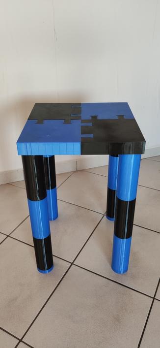 The finished table