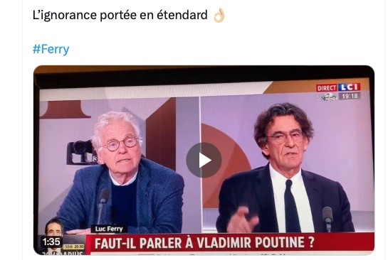 Luc Ferry et Daniel Cohn-Bendit débattant avec assurance de l'avenir de l'Europe