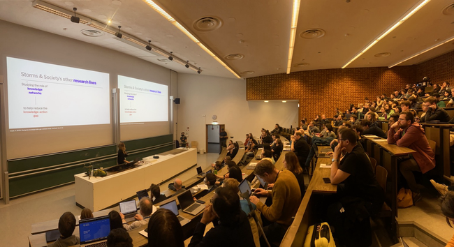 Opening session at the Hackathon.
