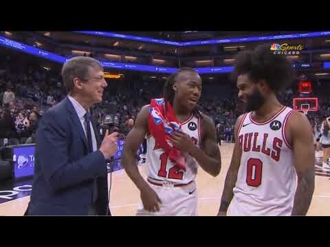 Coby White & Ayo Dosunmu PostGame Interview | Chicago Bulls vs Sacramento Kings