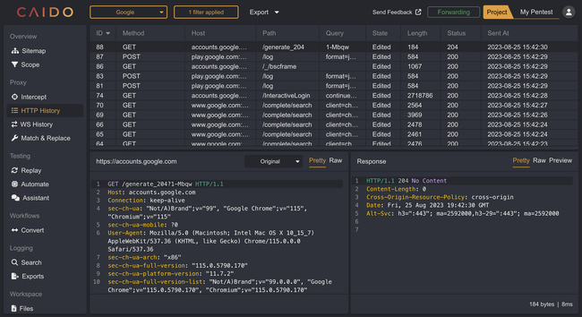 sample screenshot of the tool