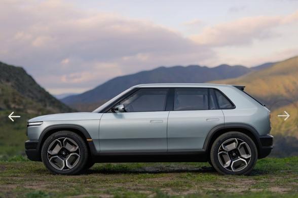 Side profile of the Rivian R3