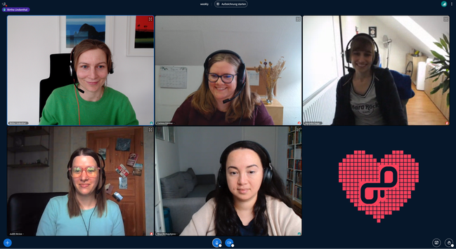 Some of the women working at OpenProject