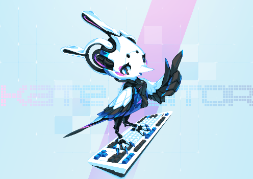 Kate, mascot of KDE's Advanced Text Editor.