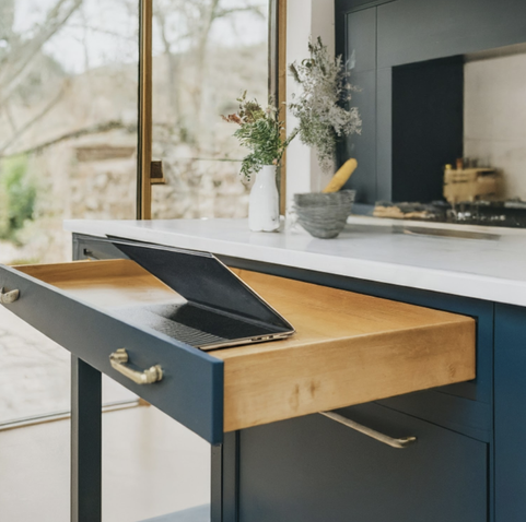 laptop liability draft - I've been pestering my parents about buying a laptop for themselves - a $300 Chromebook (core i3+) (or even a $400 windows 11 laptop would be fine at this point - as long as it charges via USBC - no more proprietary barrel chargers!!!).  However, without better home design made for how laptops are a liability by design (they fall, they break) maybe it's not the best idea. sort of a lost cause. I was thinking, it would be nice if we had slide away "drawers"/surfaces *designed* for laptops

og post -

ideas - a kitchen island with a slide out drawer designed for a laptop to go into so that the laptop could be easily put away out of sight when not in use 

A kitchen island with a slide out drawer that is flush with the top of the island so the laptop can slide from the island to the drawer and back with minimal effort

#laptopliability
#designedforlaptop
#outofsightoutofmind
#damageprevention
#7yearlaptopwarranty
#chromebook
#communication
#liabilitysolutions