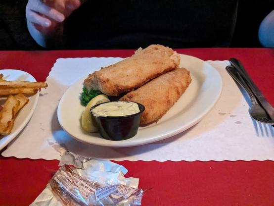 Cod with fries