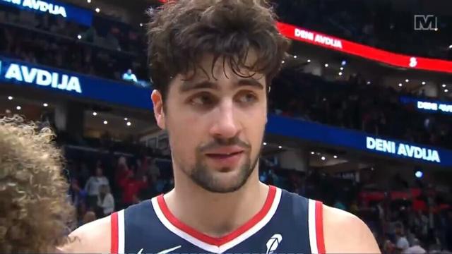 Deni Avdija PostGame Interview | Charlotte Hornets vs Washington Wizards