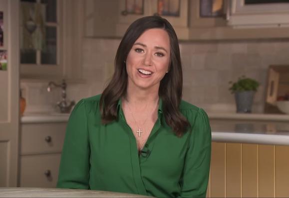 Katie Britt’s kitchen table (giant, expensive kitchen that I could never afford in my lifetime).