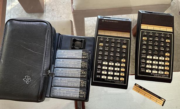 Calculadoras Texas Instruments 58C y 59