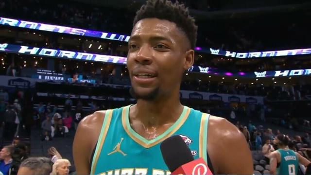 Brandon Miller PostGame Live Interview | Brooklyn Nets vs Charlotte Hornets
