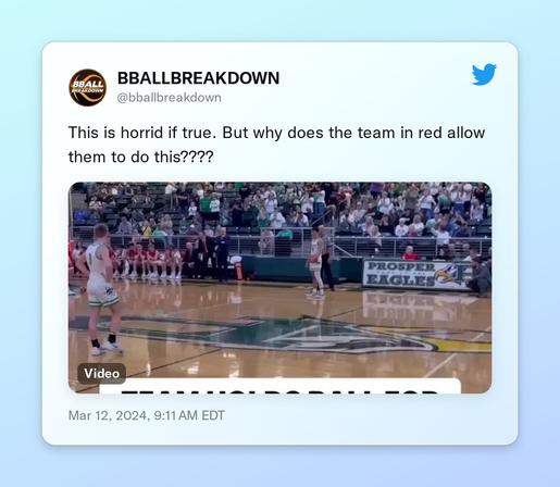 This is horrid if true. But why does the team in red allow them to do this????  https://t.co/xsAf613ZF5