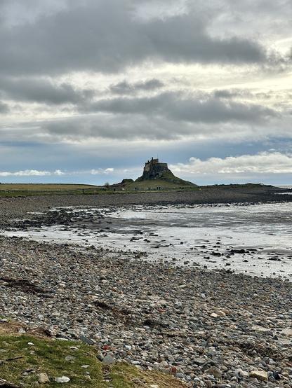 Lindisfarne Castle on Holy Island off the Northumberland coast