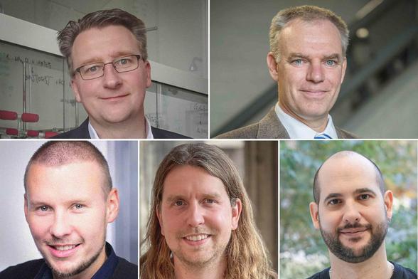 v.l.n.r.: Sebastian Hasenstab-Riedel, Rainer Haag, Olaf Wagner, Merlin Kleoff, Alejandro Lorente Sánchez
Bildquelle: privat/Bernd Wannenmacher  | Collage: Bernd Wannemacher