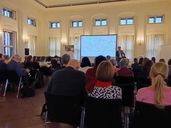 Abschlusskonferenz Projekt VielFalterGarten in der Handelsbörse in Leipzig.
