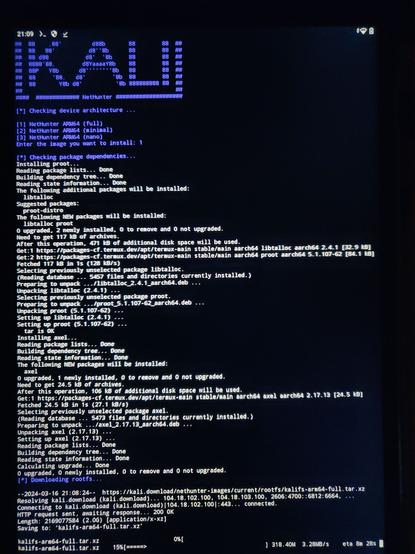 Kali Linux Install Screen